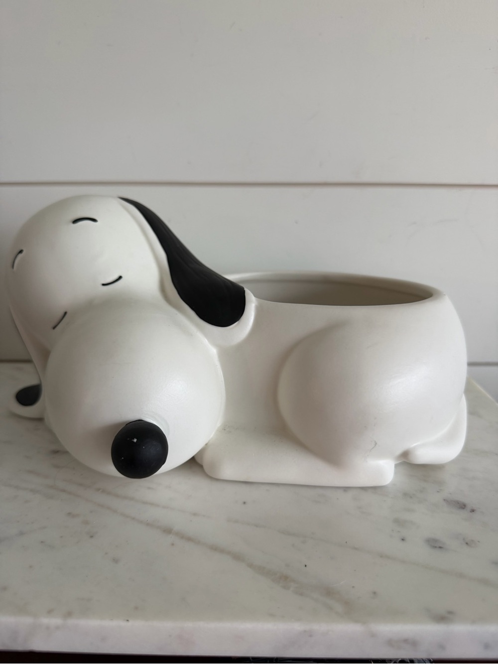 Vintage Hallmark Sleeping Snoopy Bowl Hallmark 2021